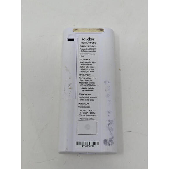 iClicker Plus + Student Classroom Remote Response System - School Model RLR15 - Picture 2 of 2